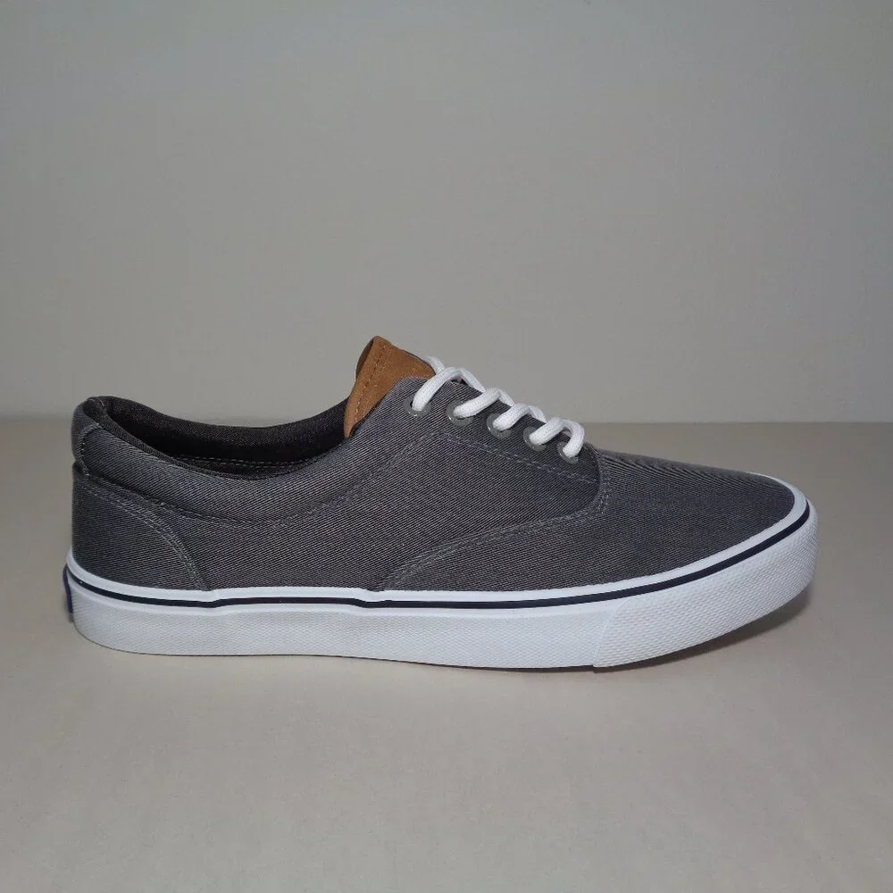 Izod Size 8.5 M / RANGLEY / Gray / Canvas / Casual Deck Sneakers New Men's Shoes
